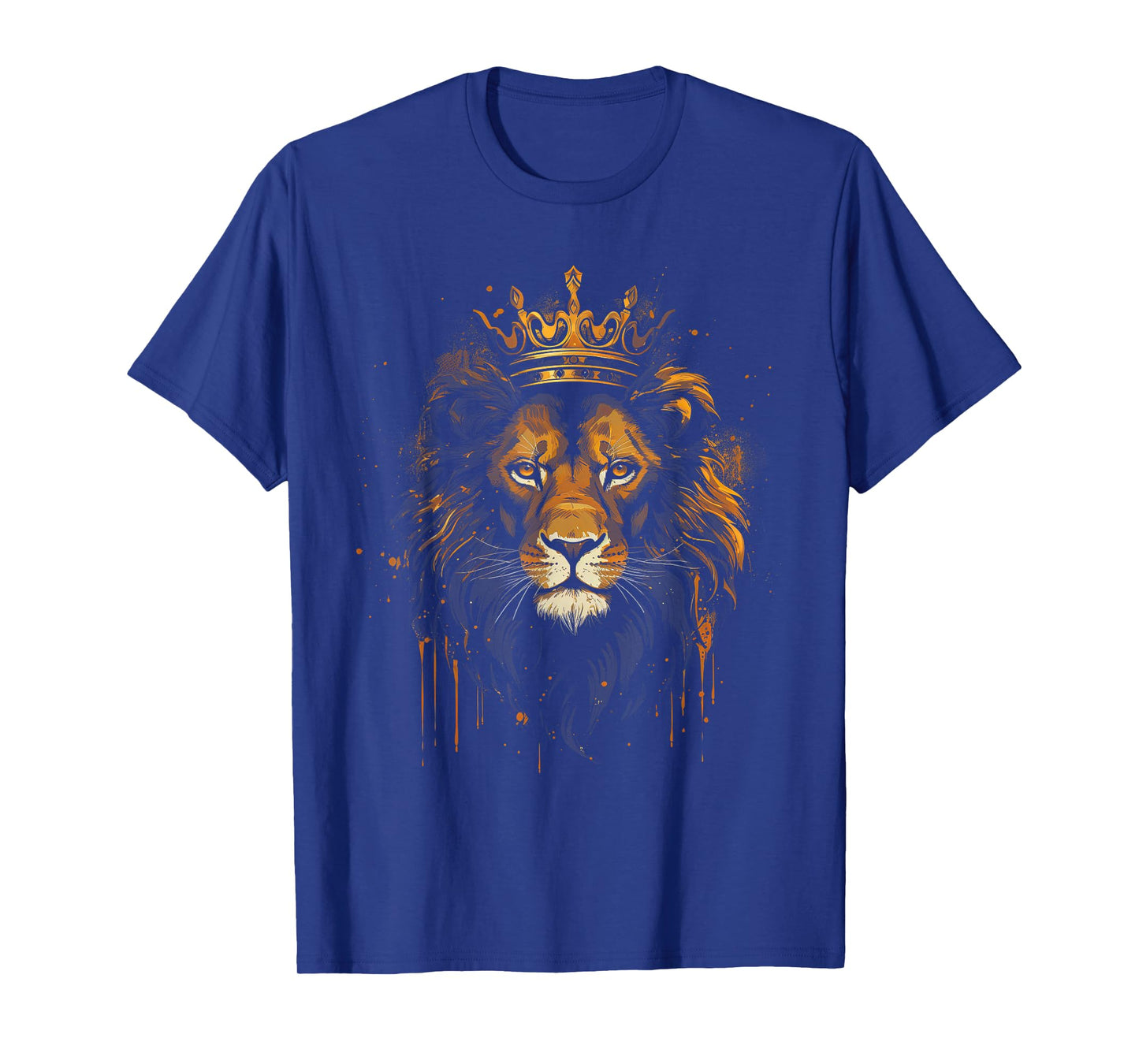 Lion Africa Crown Artwork T-Shirt