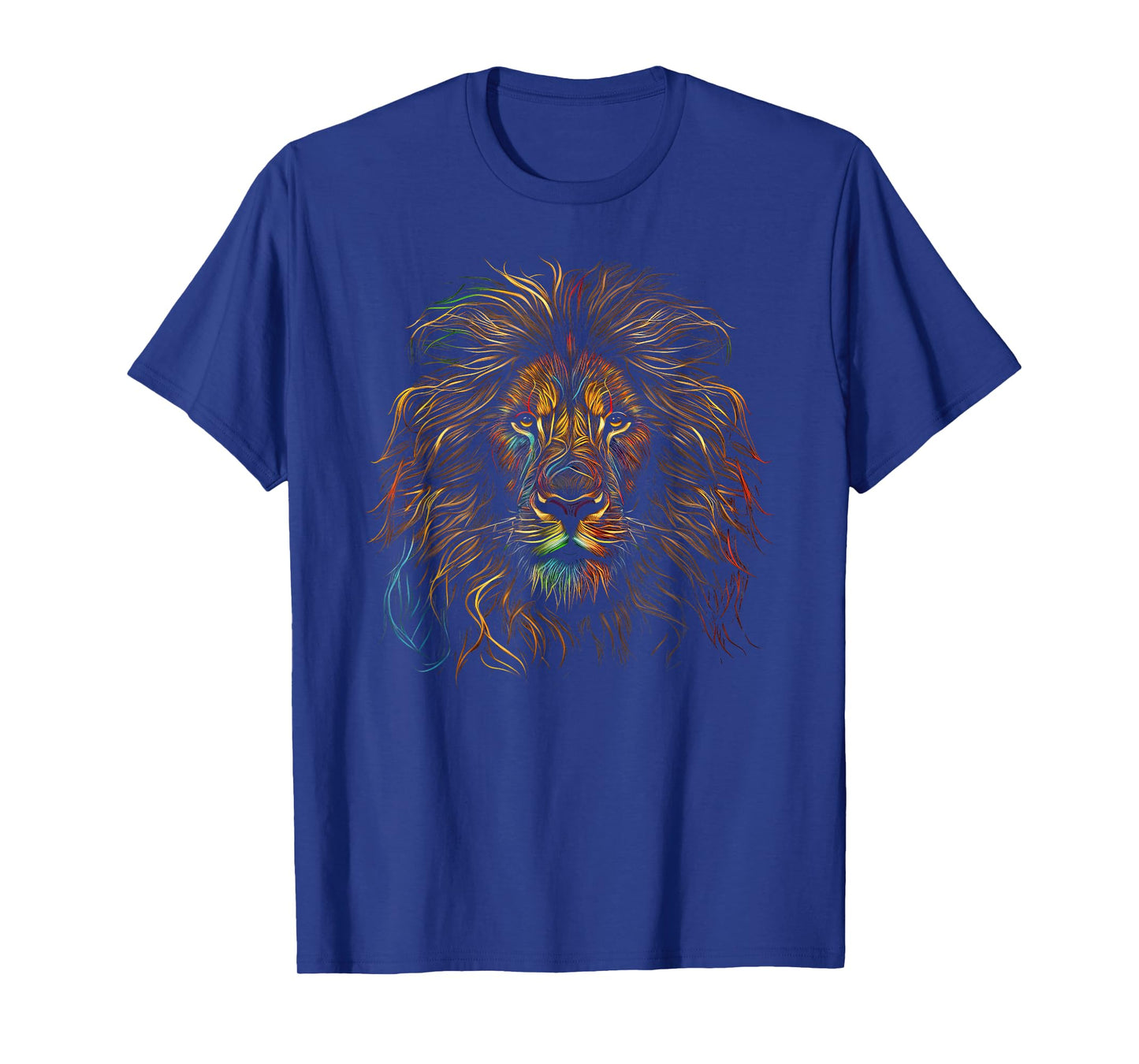 Lion Colorful Lions King of Animals from Africa T-Shirt