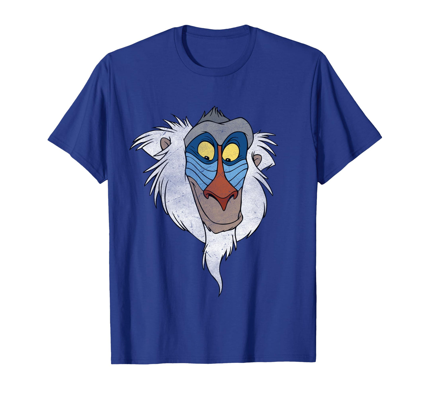 Disney The Lion King Rafiki Big Face Distressed Portrait Long Sleeve T-Shirt