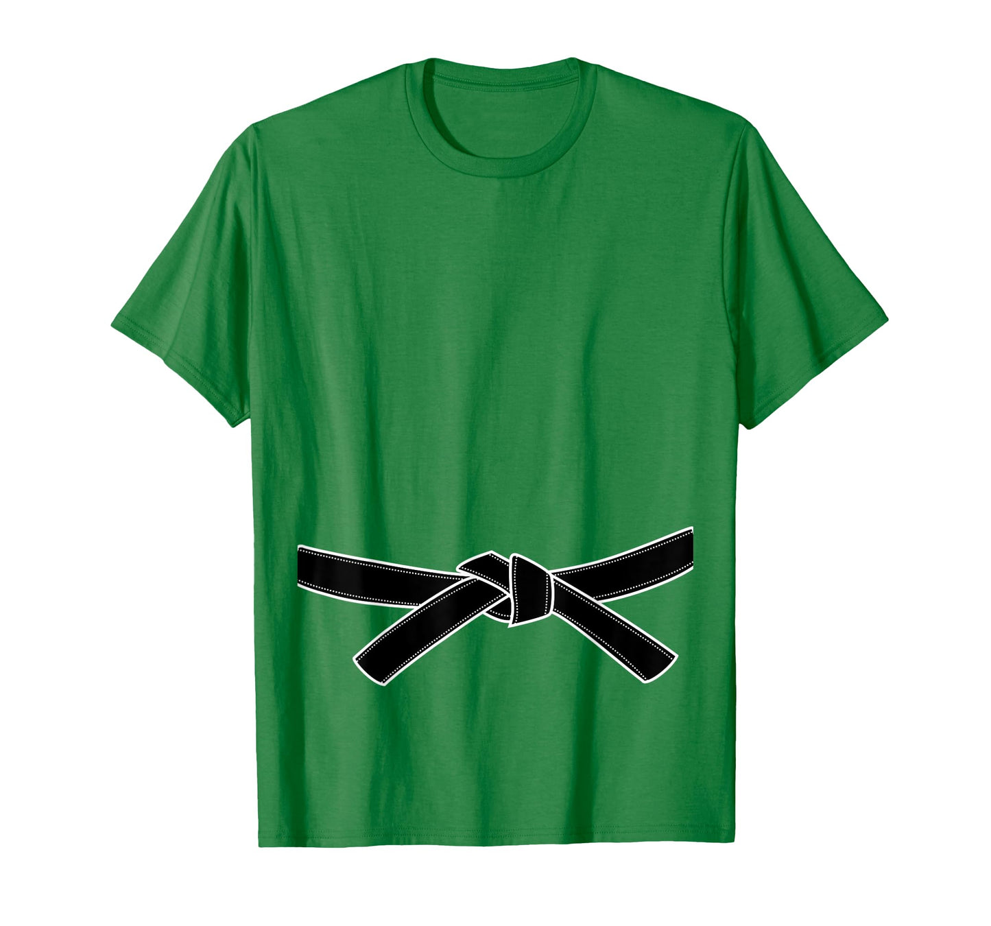 Ninja Karate Halloween Costume Black Belt Material Arts T-Shirt