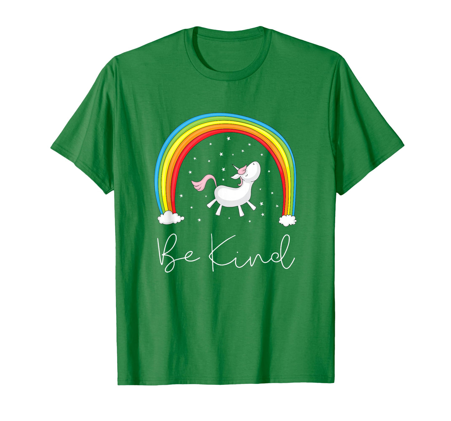 Be kind unicorn rainbow orange anti bullying T-Shirt