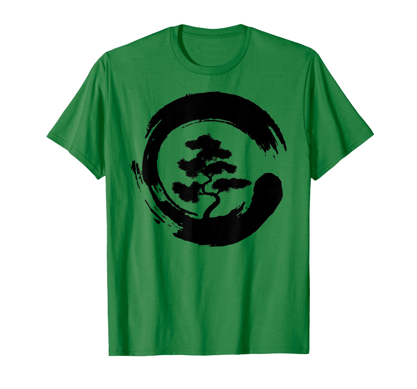Bonsai Tree in Enso Circle | Japanese Zen gift T-Shirt