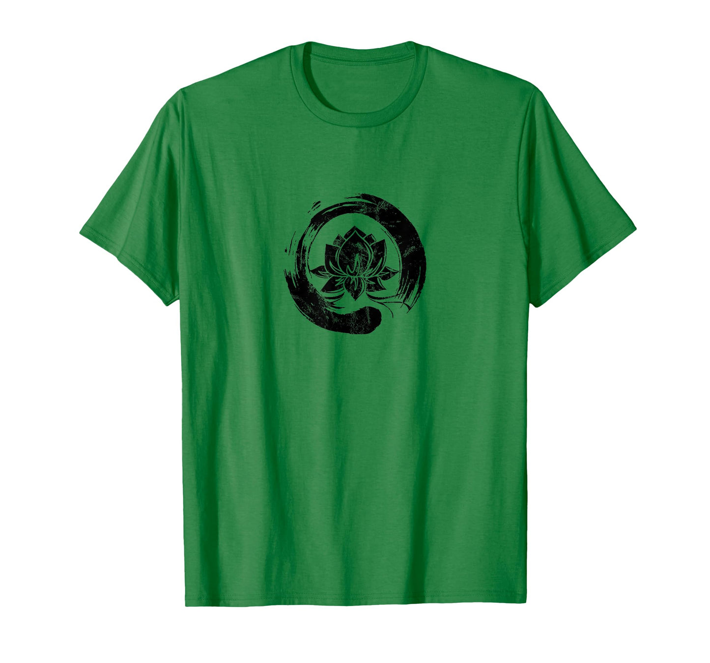 Enso Zen Circle of Enlightenment Lotus Vintage T-shirt T-Shirt