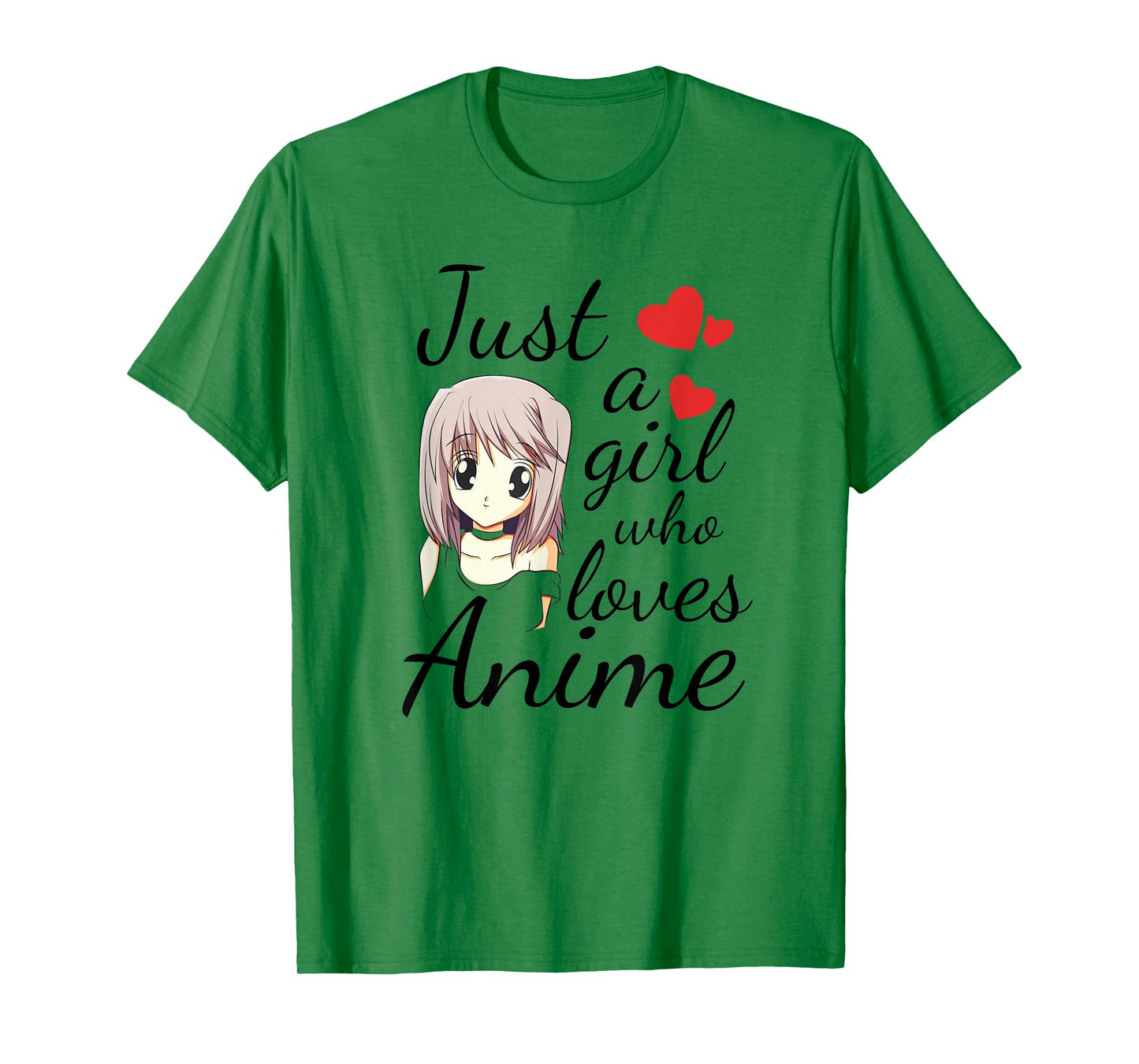 Cute Anime Girl Quote Japanese Kawaii Cartoon Graphic T-Shirt
