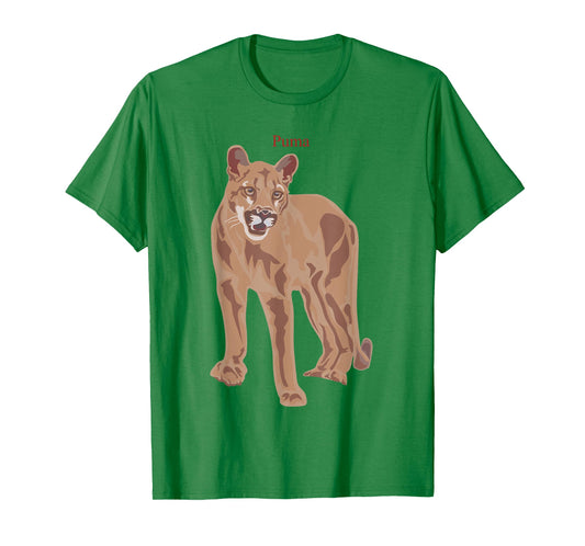Puma Cougar T-shirt Mountain Lion Lover T-Shirt