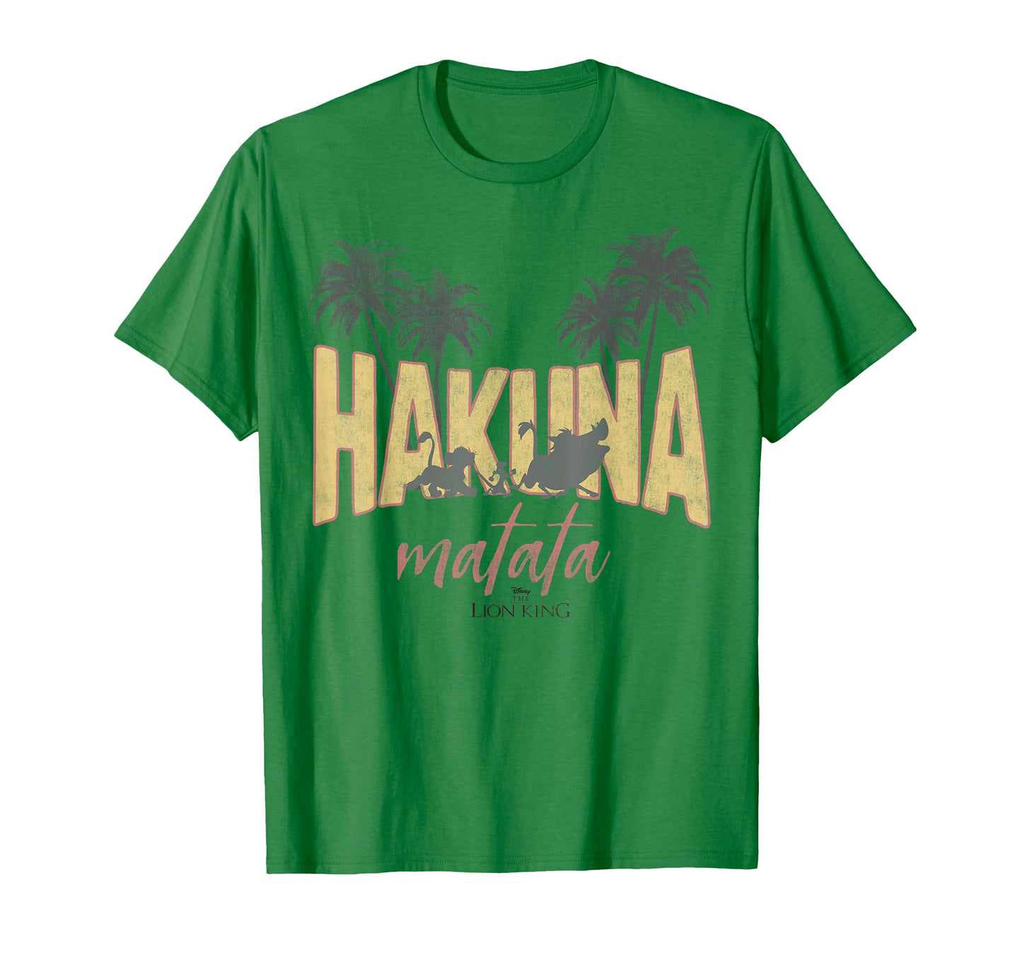 Disney Lion King Vintage Hakuna Matata Logo Graphic T-Shirt T-Shirt