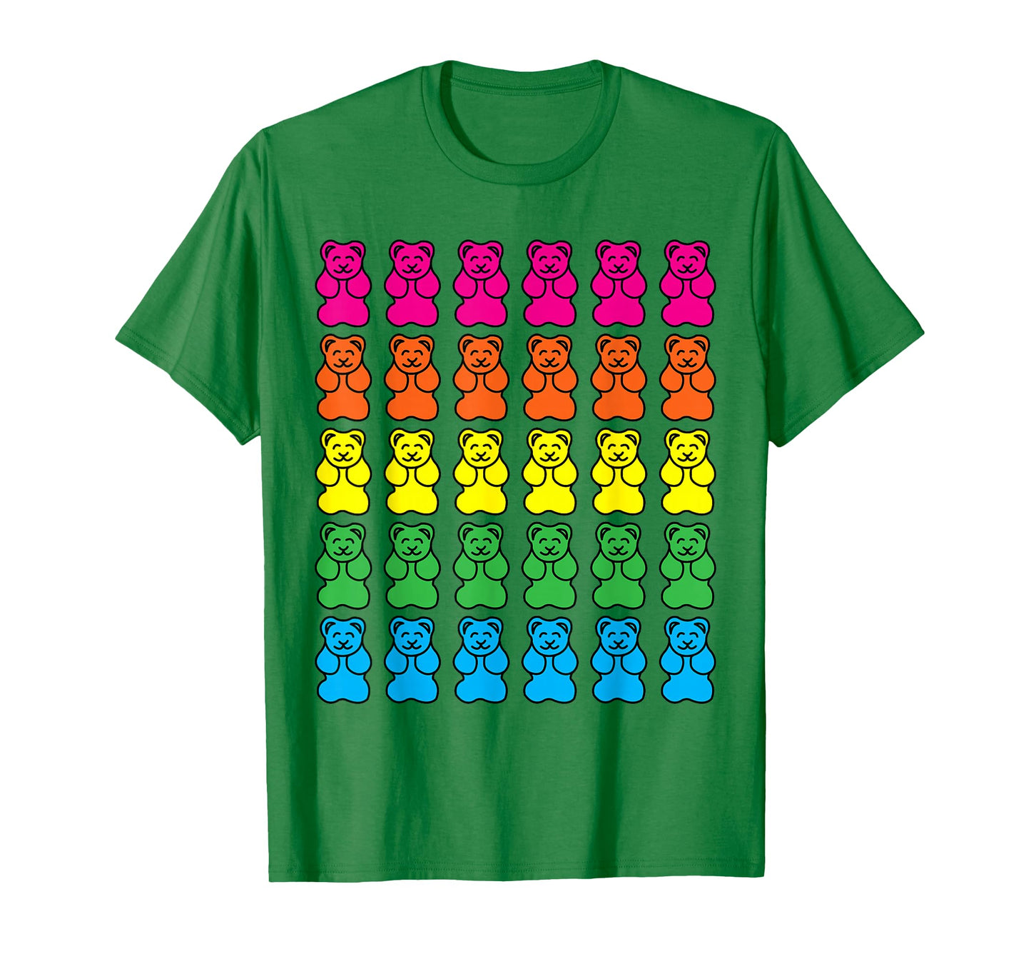 Rainbow Gummy Bear Candy Shirt T-Shirt
