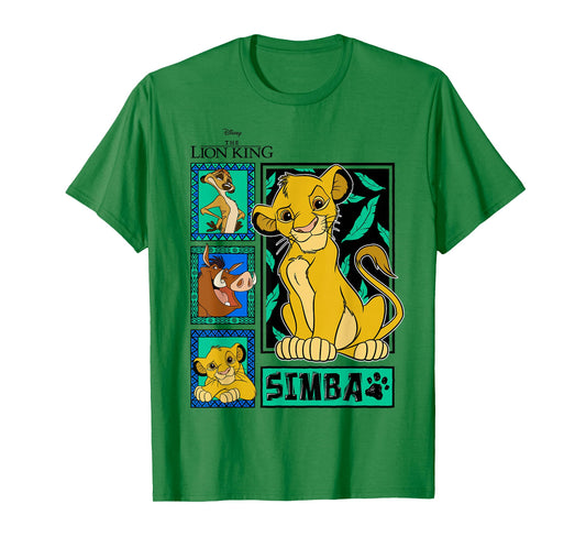 Disney The Lion King Simba Jungle Panels T-Shirt