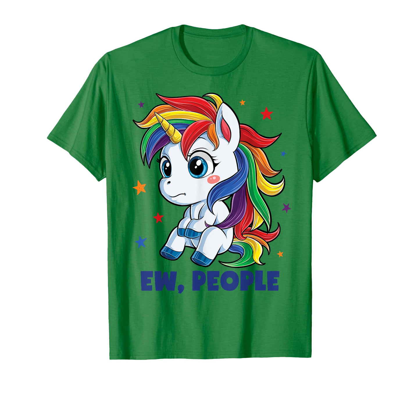 Unicorn Ew People T shirt Girls Funny Rainbow Unicorns Gift T-Shirt