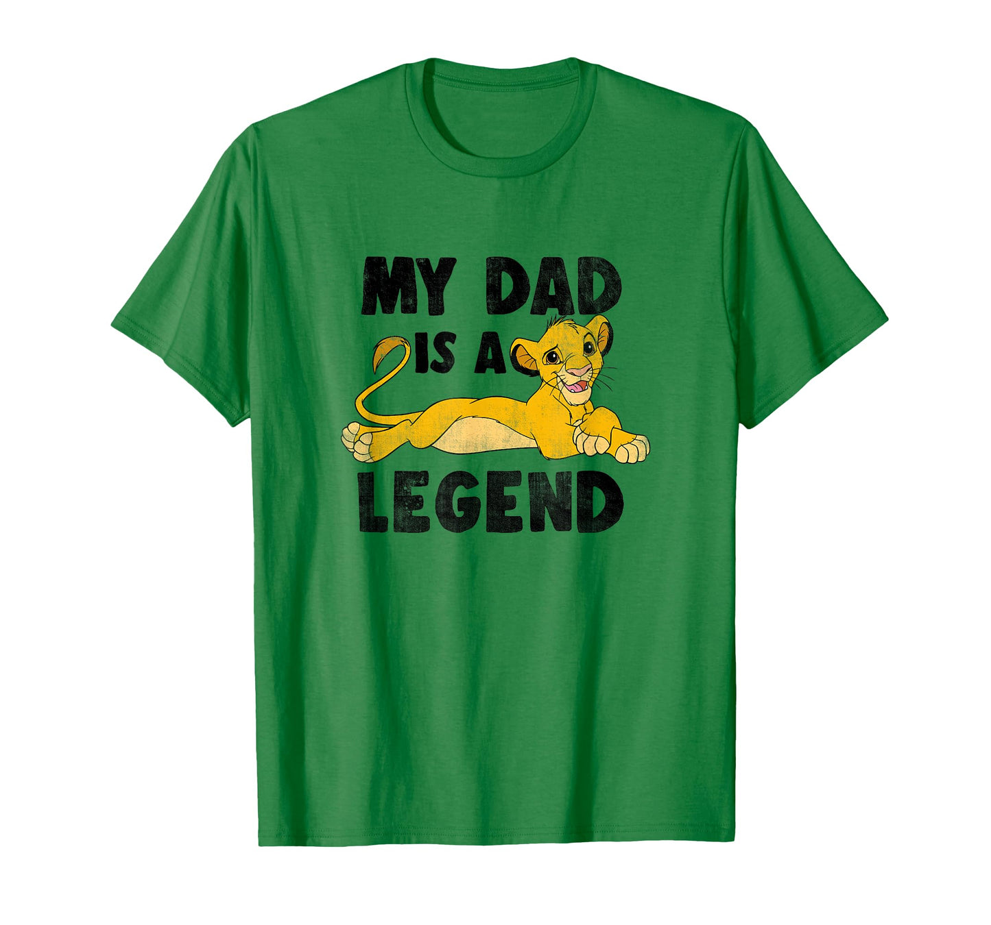 Disney The Lion King Father's Day My Dad Is A Legend Poster T-Shirt
