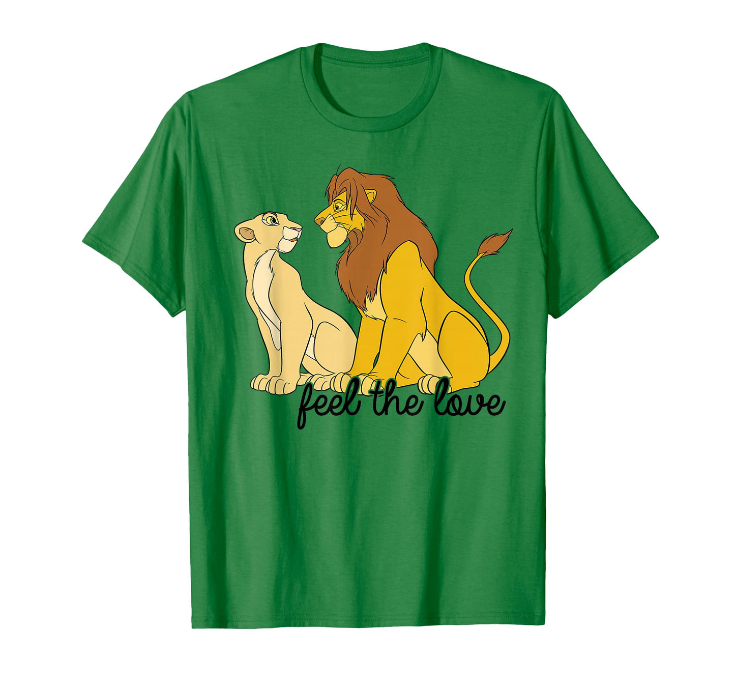 Disney The Lion King Simba & Nala Feel The Love Logo T-Shirt