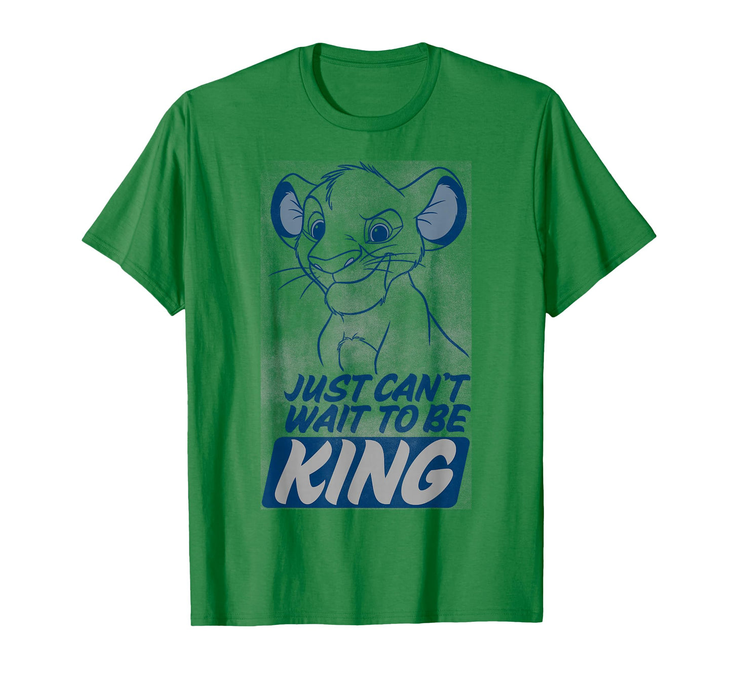 Disney Lion King Kid Simba Just Can't Wait To Be King Poster T-Shirt