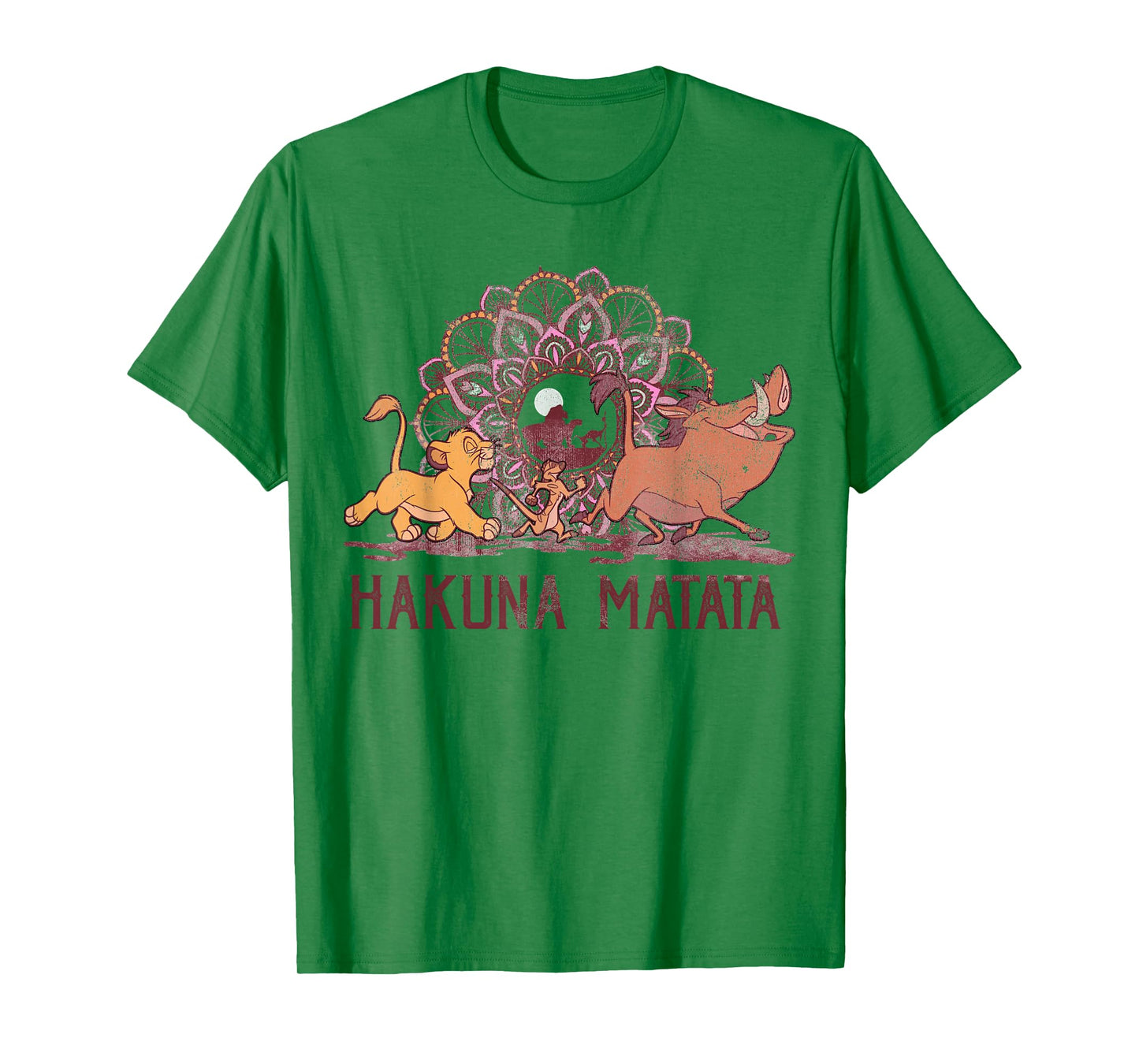 Disney Lion King Hakuna Matata Henna Group Shot Portrait T-Shirt