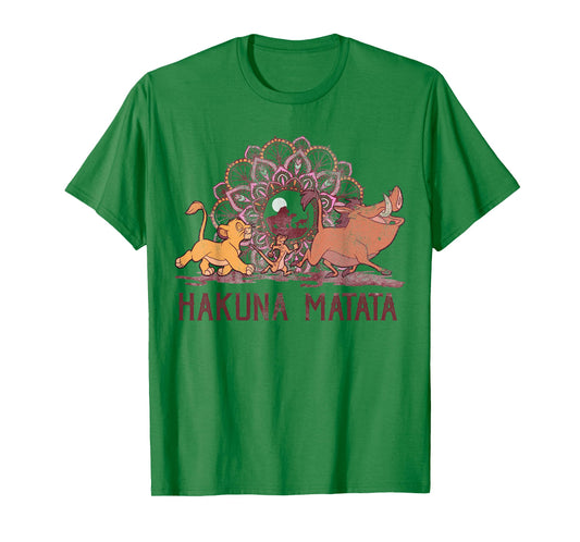Disney Lion King Hakuna Matata Henna Group Shot Portrait T-Shirt