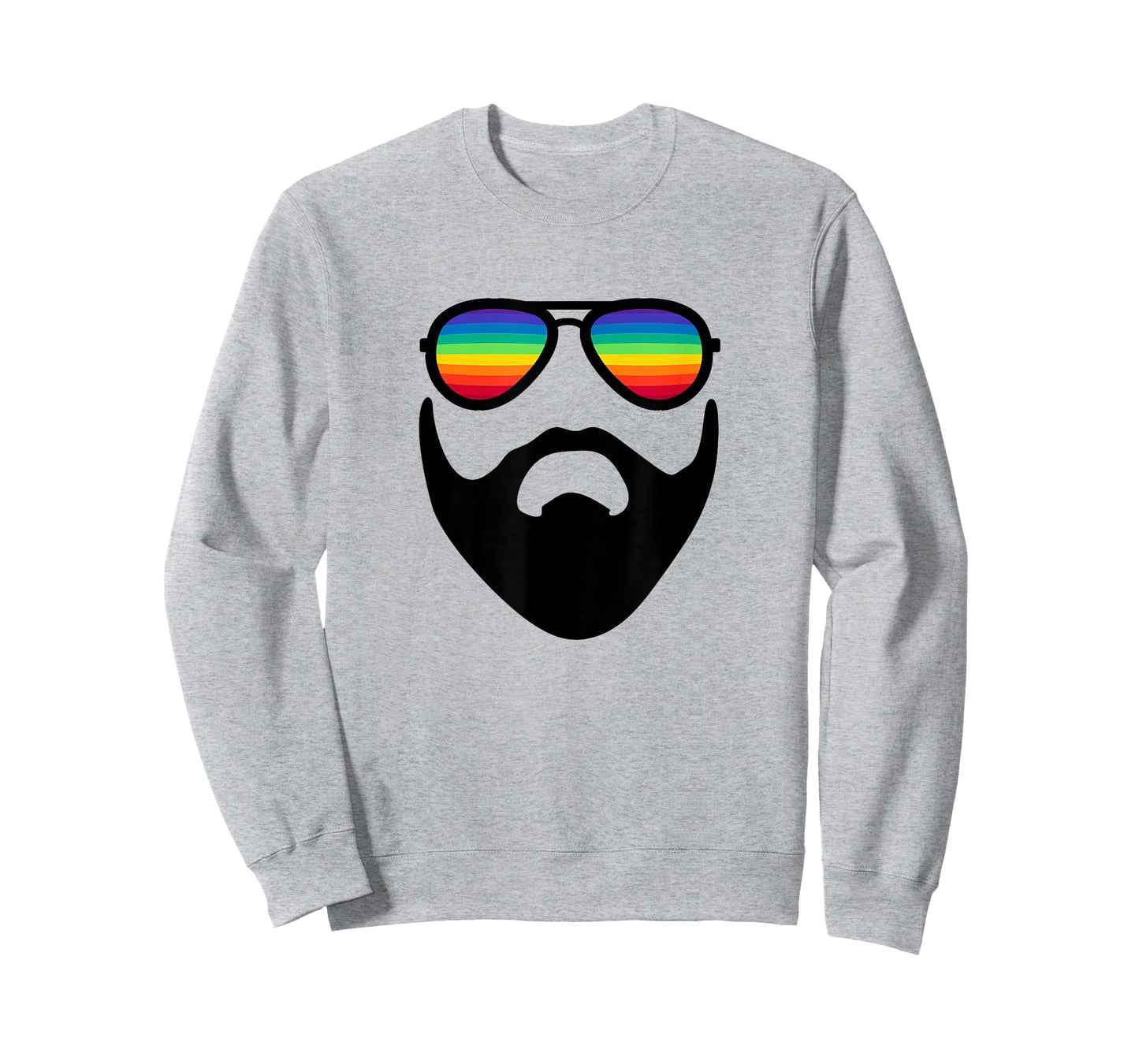 Beard with Rainbow Sunglasses T-Shirt