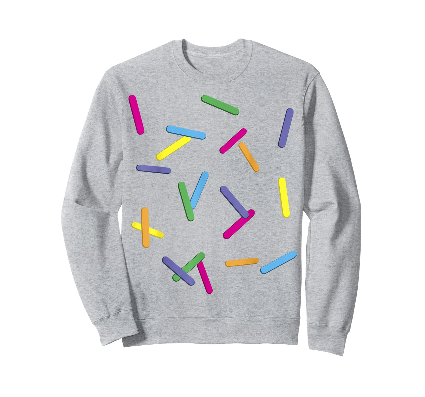 Rainbow Sprinkles Ice Cream Simple T-Shirt Costume Men Women Kids T-Shirt