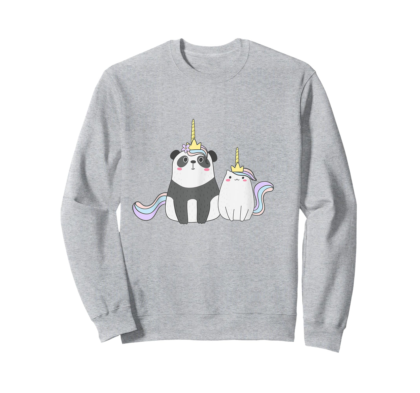 Cute Pandacorn and Caticorn Magical Creature T-Shirt