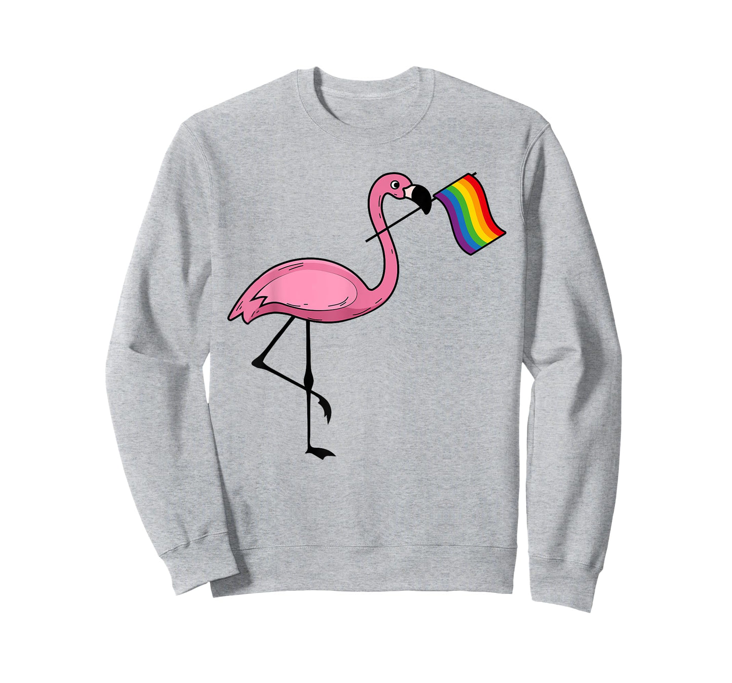 Flamingo LGBT Flag Shirt | Cool Gay Rights Supporters Gift