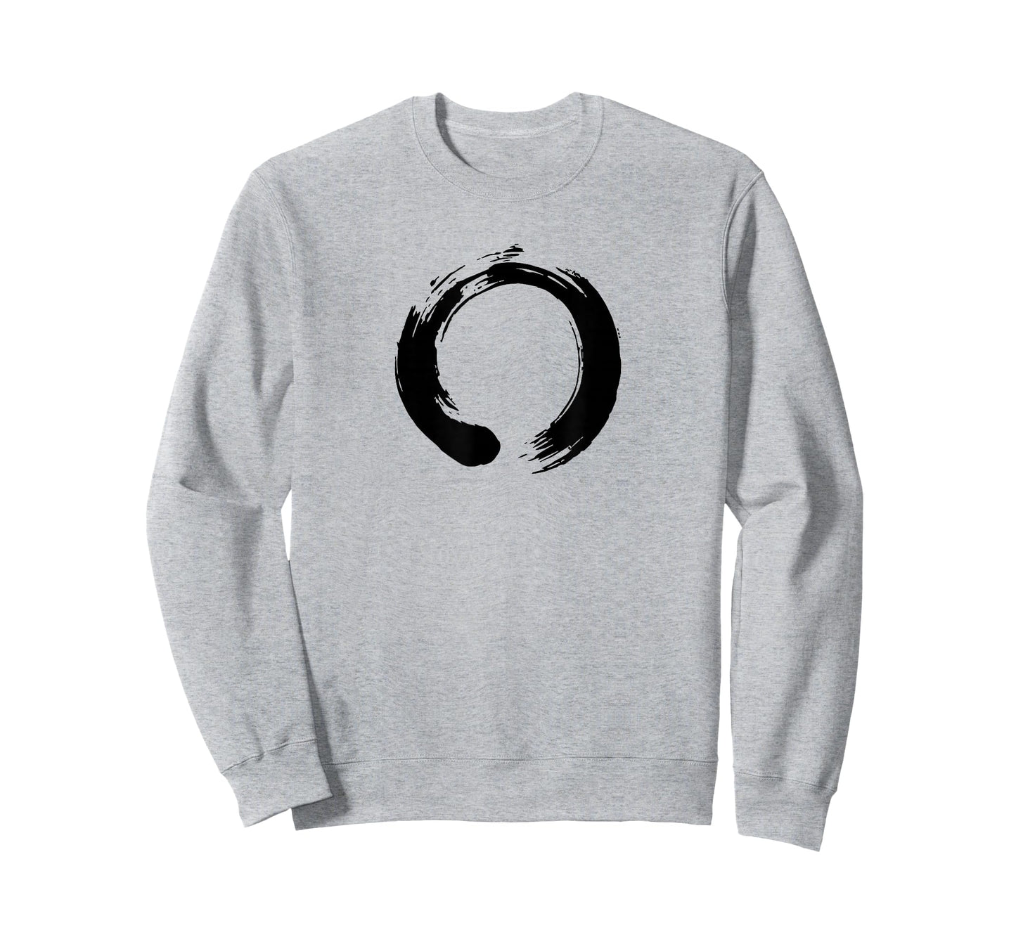Black Enso Zen Circle Calligraphy Shirt T-Shirt