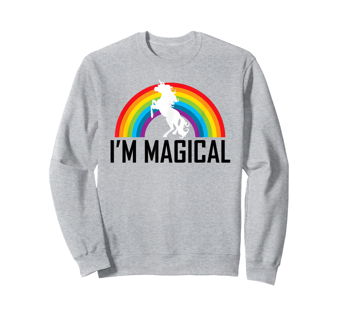 Unicorn I'm Magical Rainbow T Shirt for Girl Women Kids Gift T-Shirt