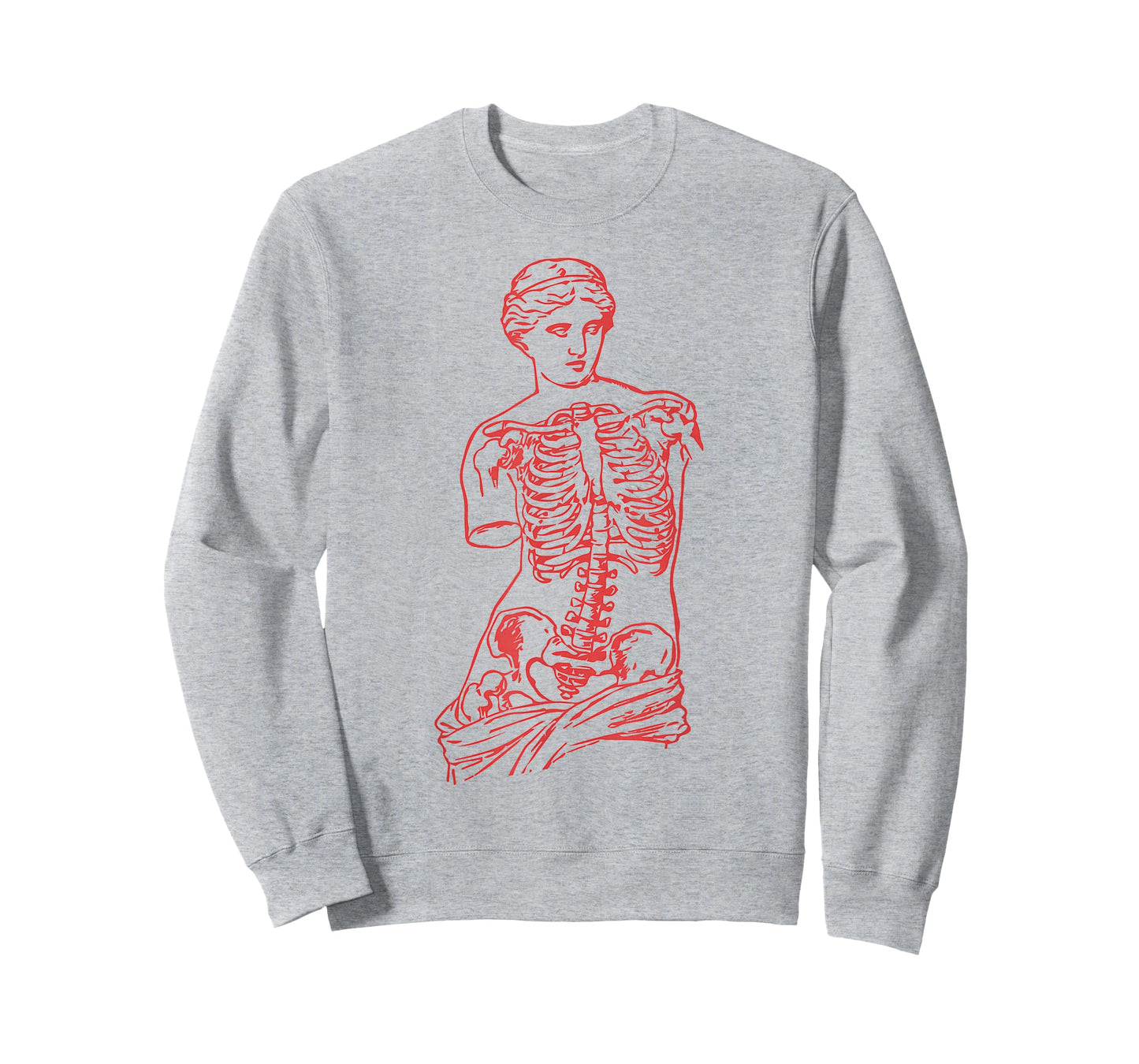 Venus Skeleton Vaporwave Aesthetic Soft Grunge T-Shirt