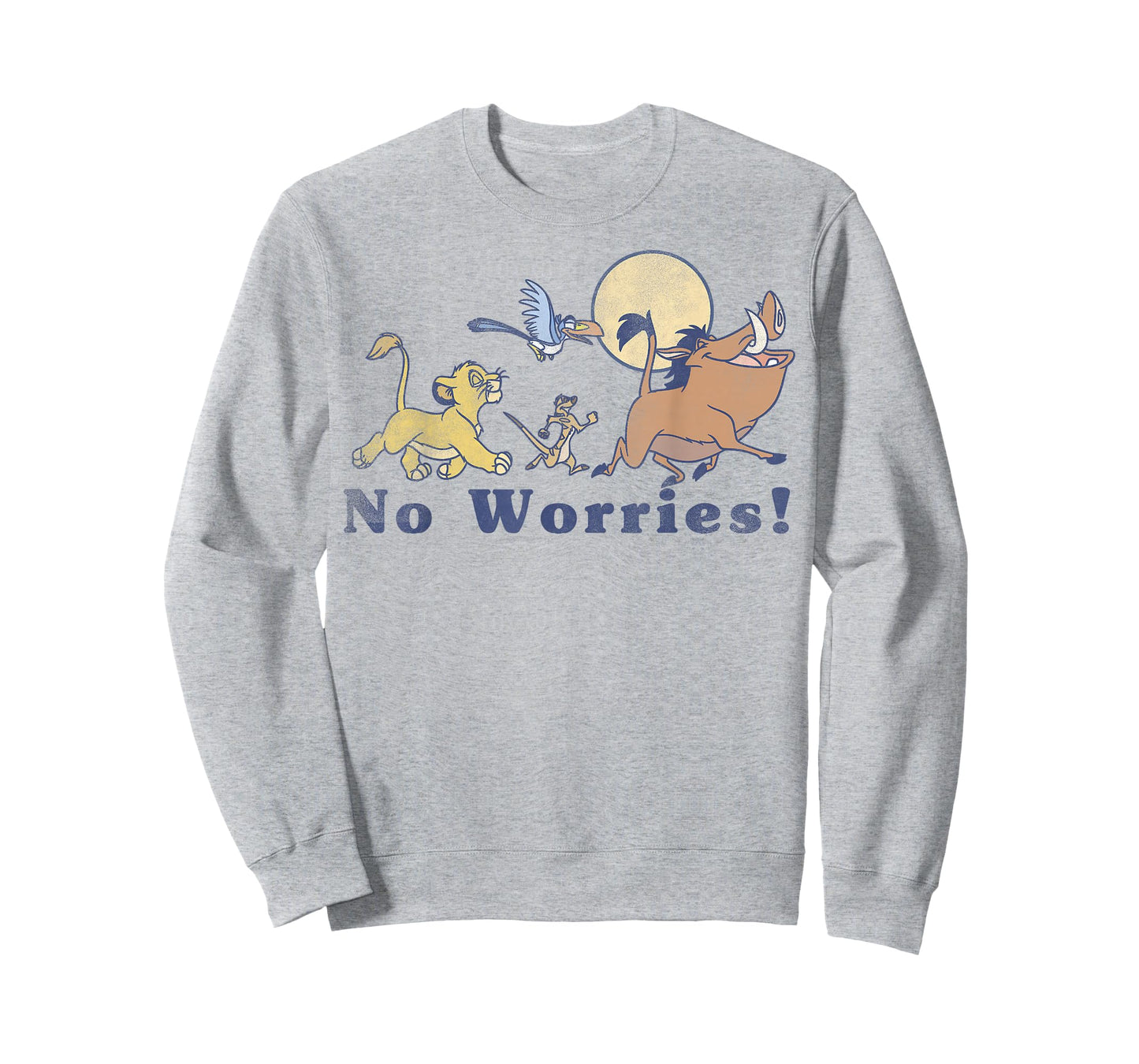 Disney Lion King No Worries Vintage Group Shot T-Shirt