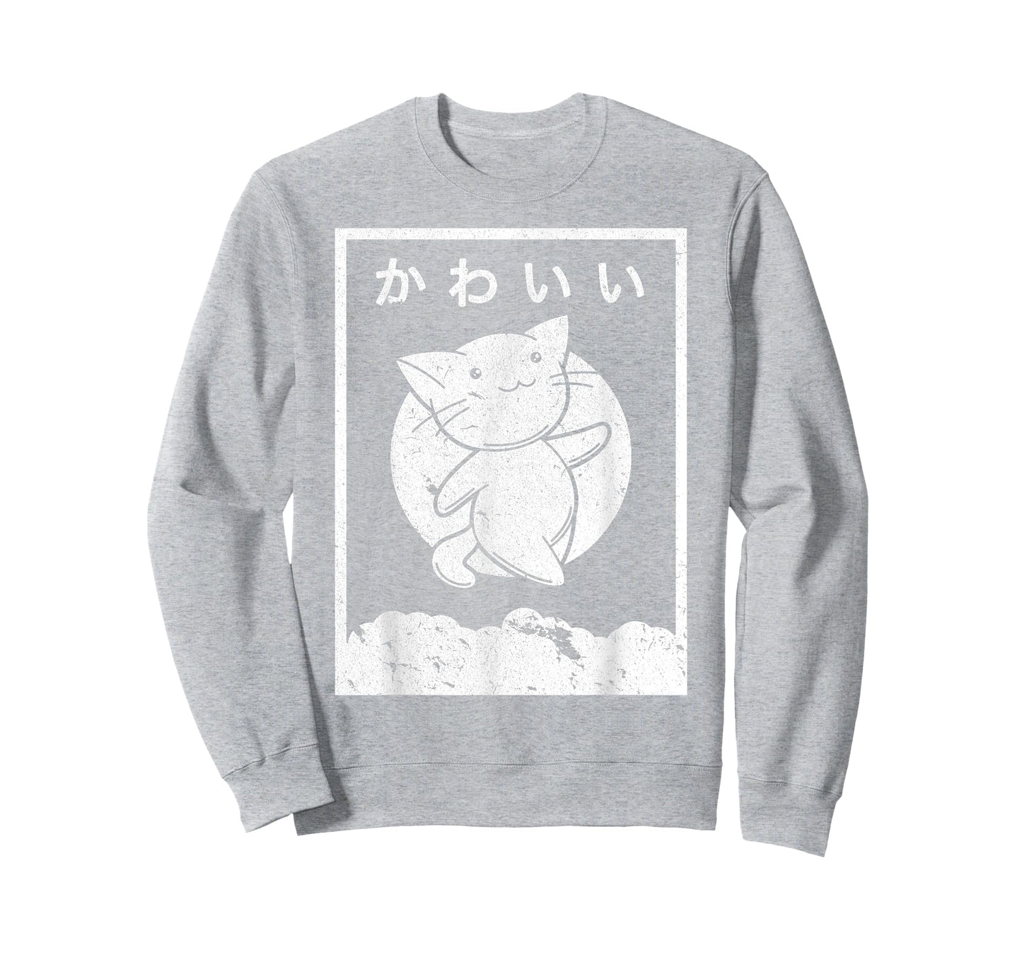 Kawaii Cat Shirt. Retro Style Anime T-Shirt