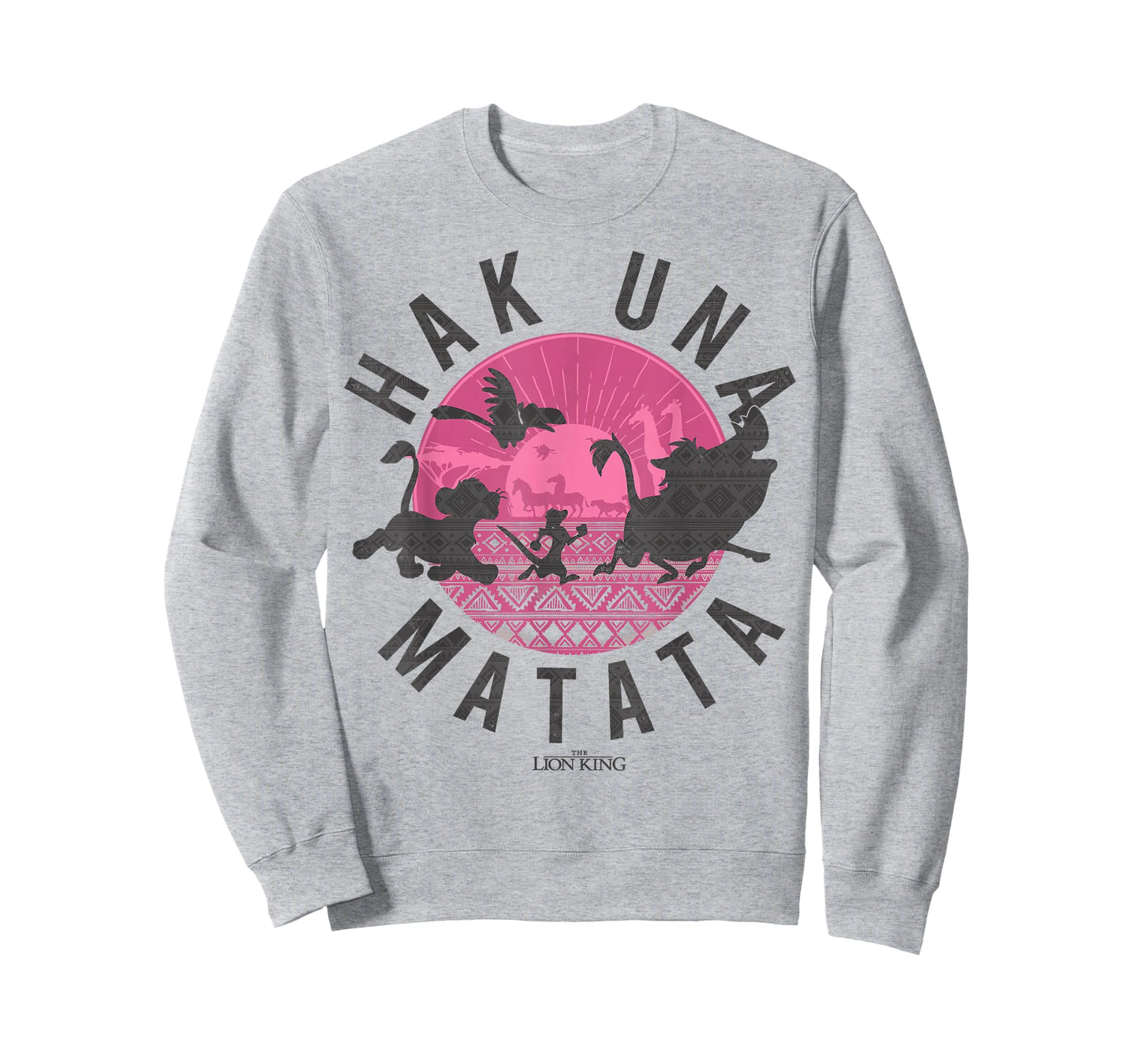 Disney Lion King Simba Silhouette Hakuna Graphic T-Shirt T-Shirt