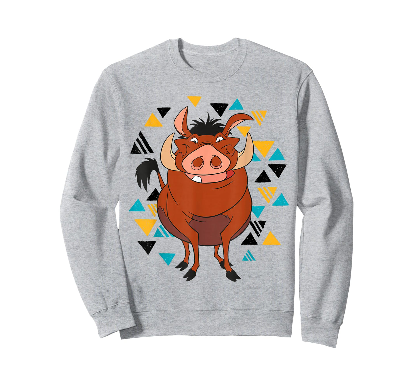 Disney The Lion King Pumbaa 90s Triangles T-Shirt T-Shirt