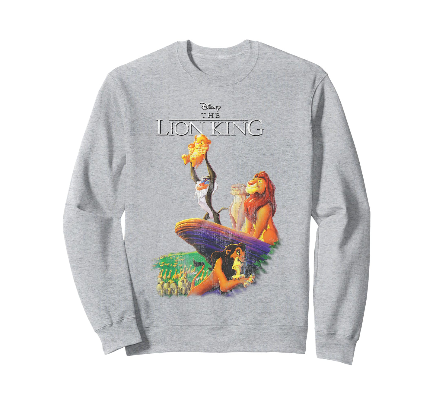 Disney The Lion King Born To Be King Epic Big Chest Portrait T-Shirt