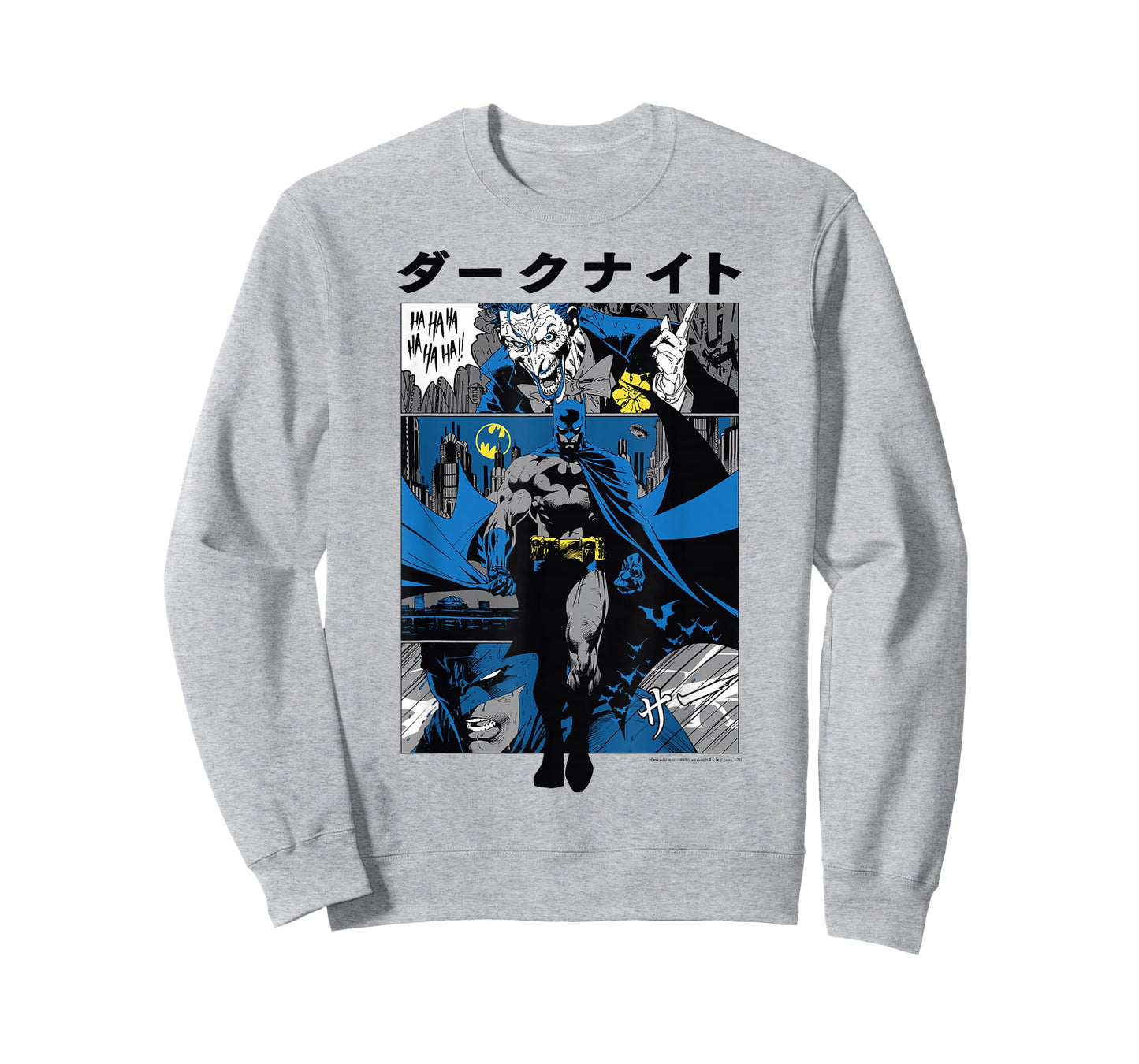 DC Comics Batman Kanji Comic Panels T-Shirt