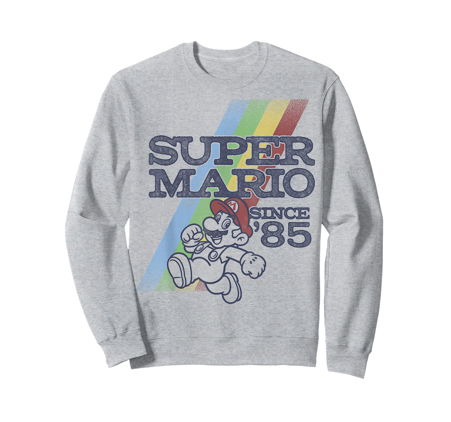 Nintendo Super Mario Retro Rainbow '85 Graphic T-Shirt T-Shirt