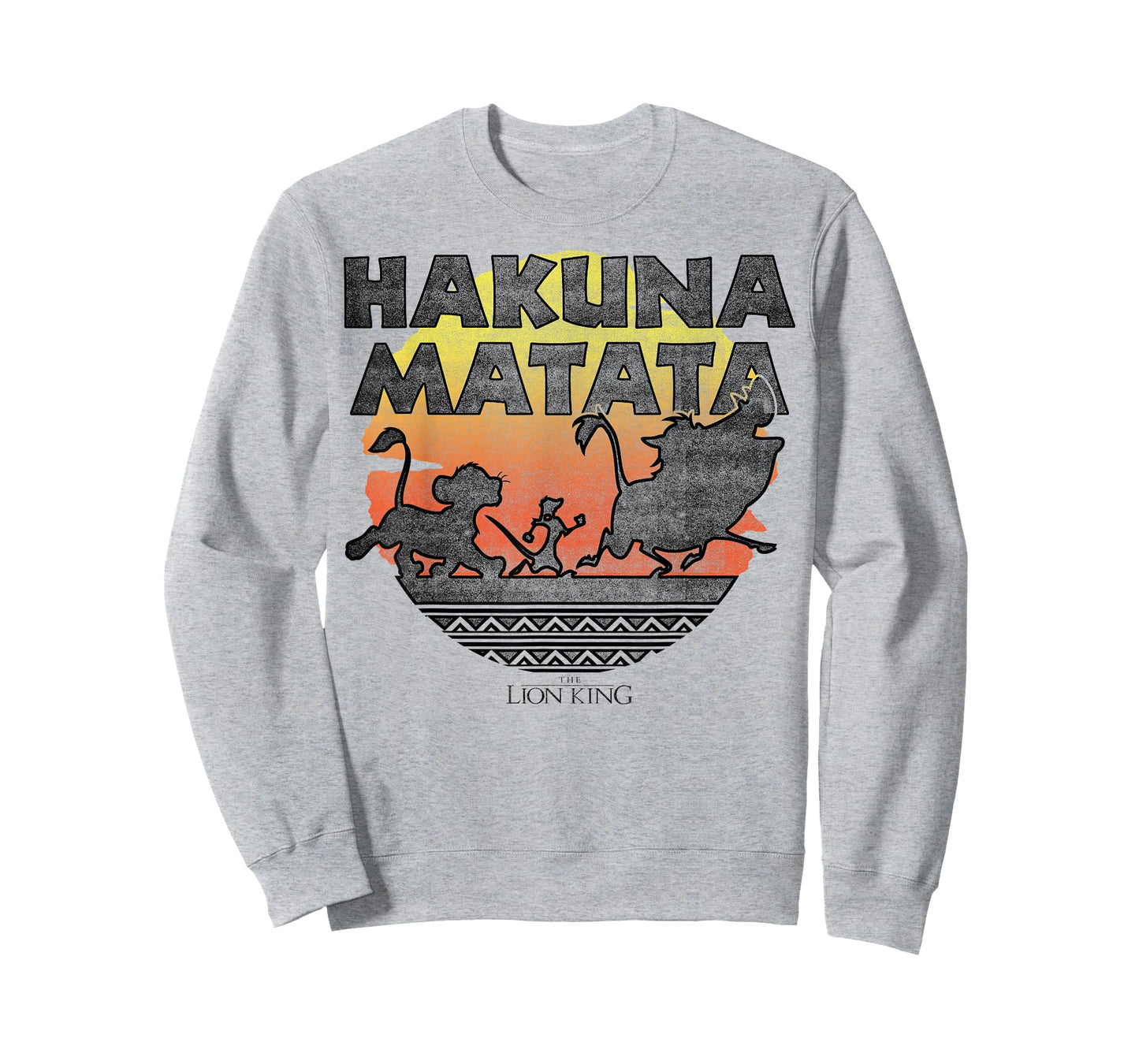 Disney The Lion King Hakuna Matata Sunset Silhouette Poster T-Shirt