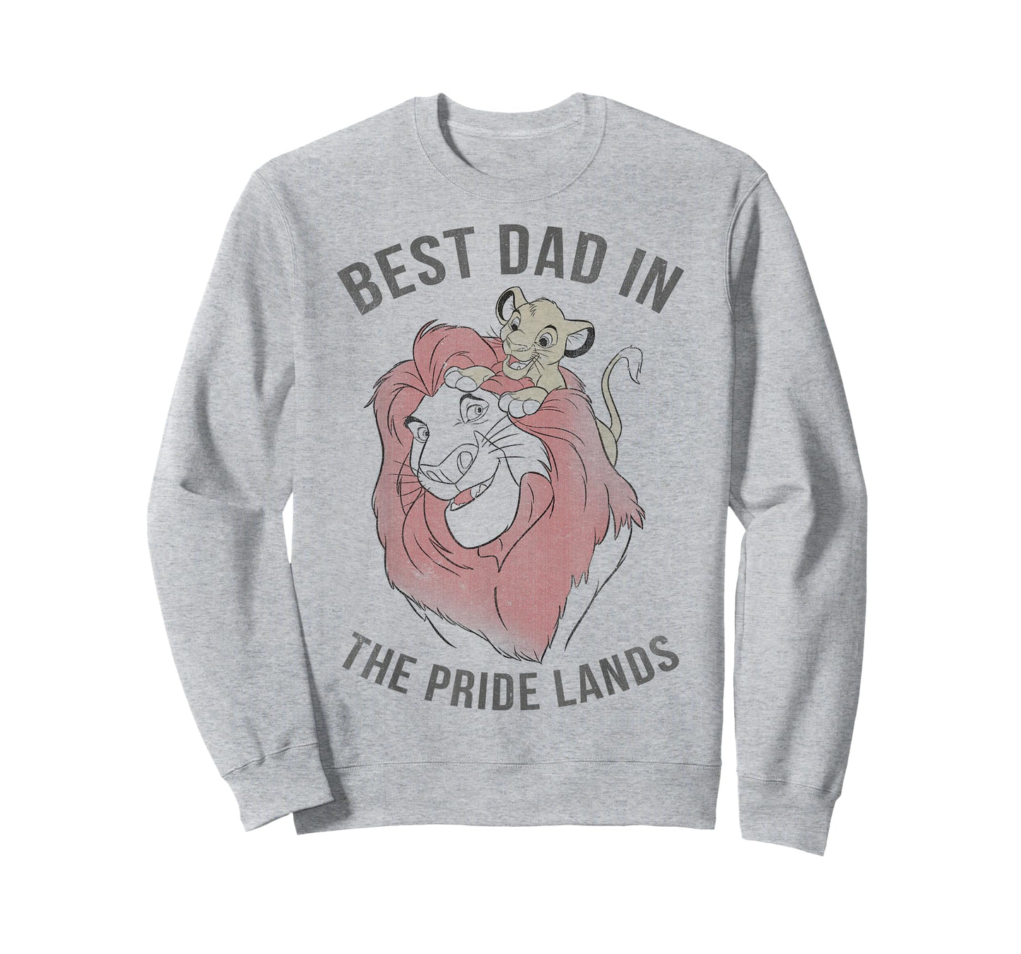 Disney The Lion King Father's Day Simba & Mufasa Best Dad T-Shirt
