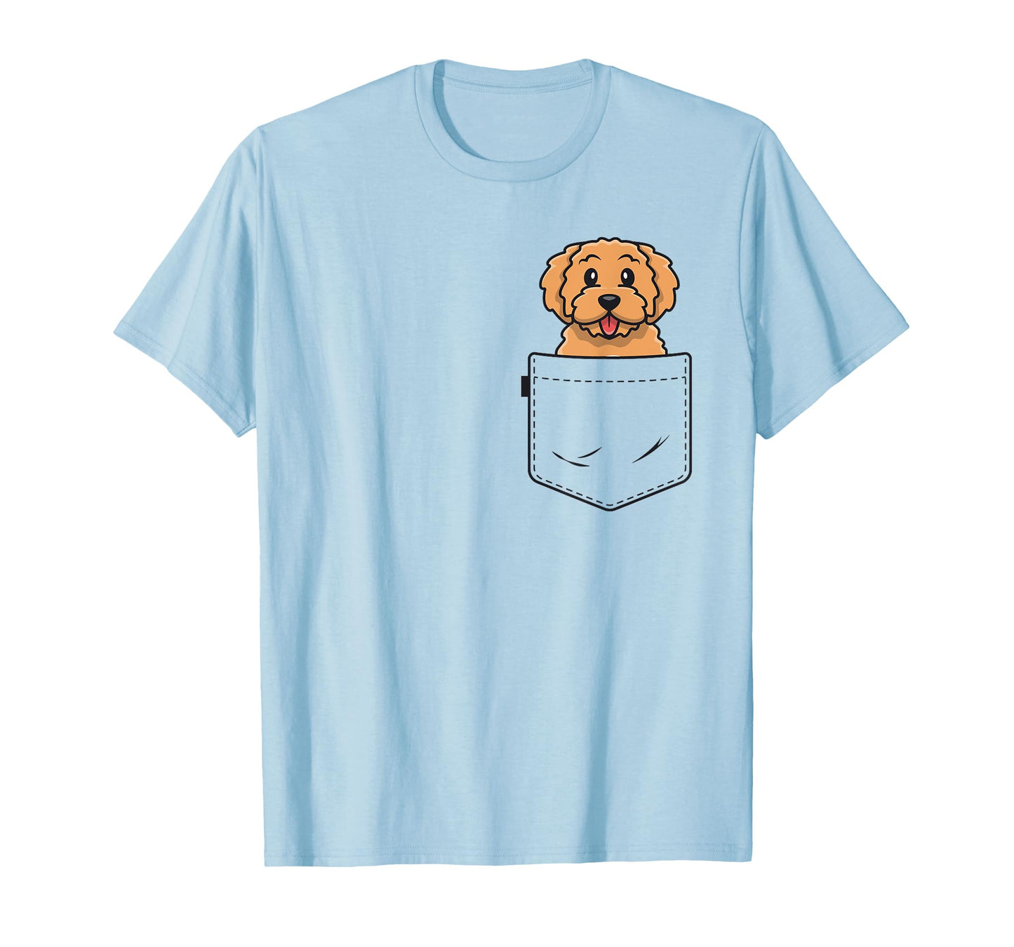 Goldendoodle Pocket Shirt Golden Doodle Shirts For Women T-Shirt