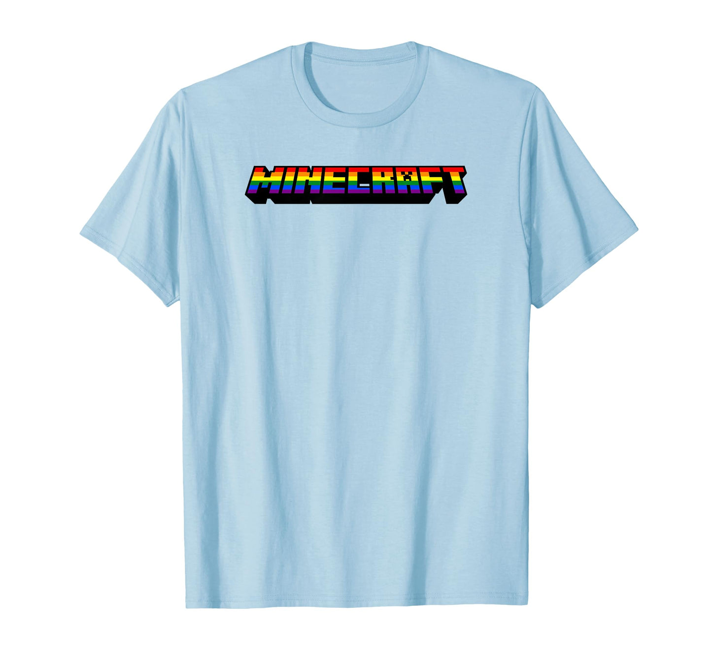 Minecraft Rainbow Logo T-Shirt