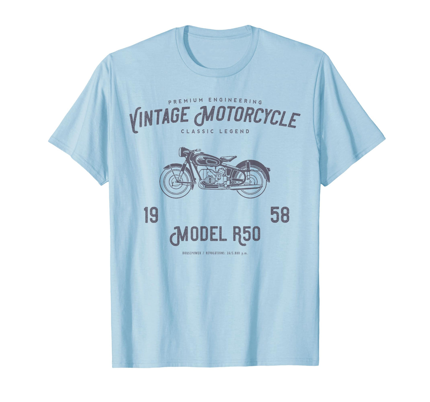 Retro Motorcycle T Shirt, Original Vintage Design T-Shirt