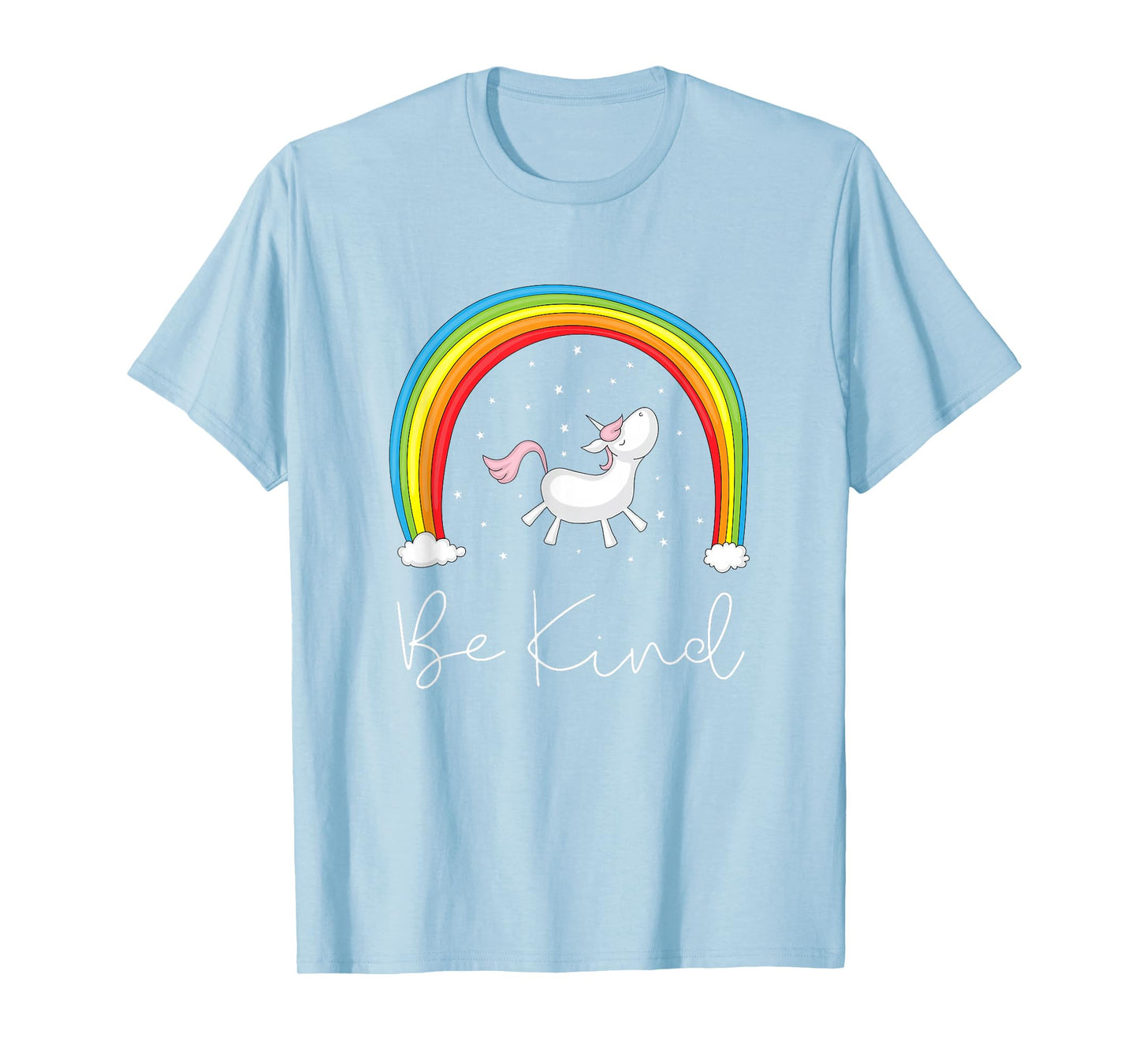Be kind unicorn rainbow orange anti bullying T-Shirt
