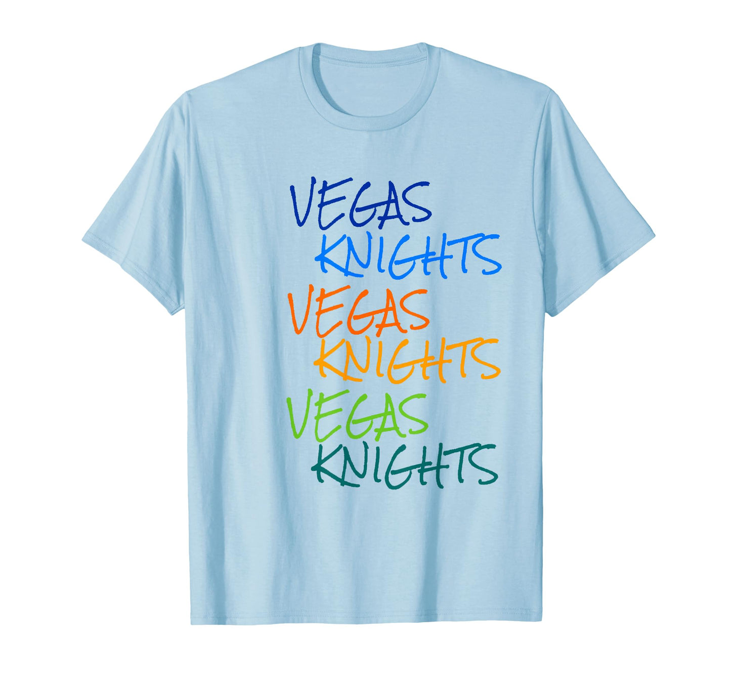 Vegas Knights VGK Colorful Rainbow Unisex/Youth T-Shirt T-Shirt