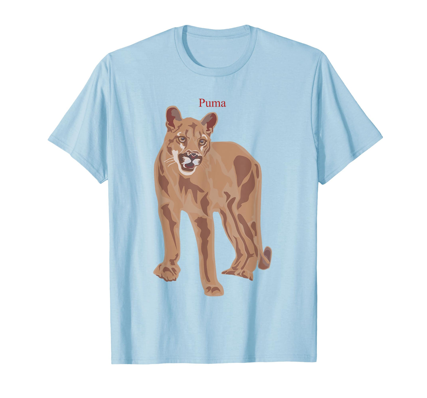 Puma Cougar T-shirt Mountain Lion Lover T-Shirt