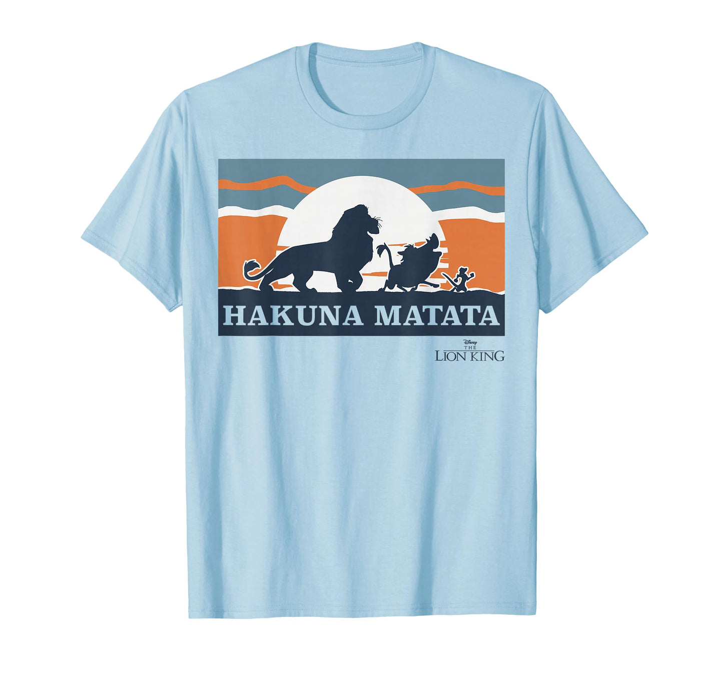 Disney Lion King Retro Hakuna Matata Trio Silhouette T-Shirt