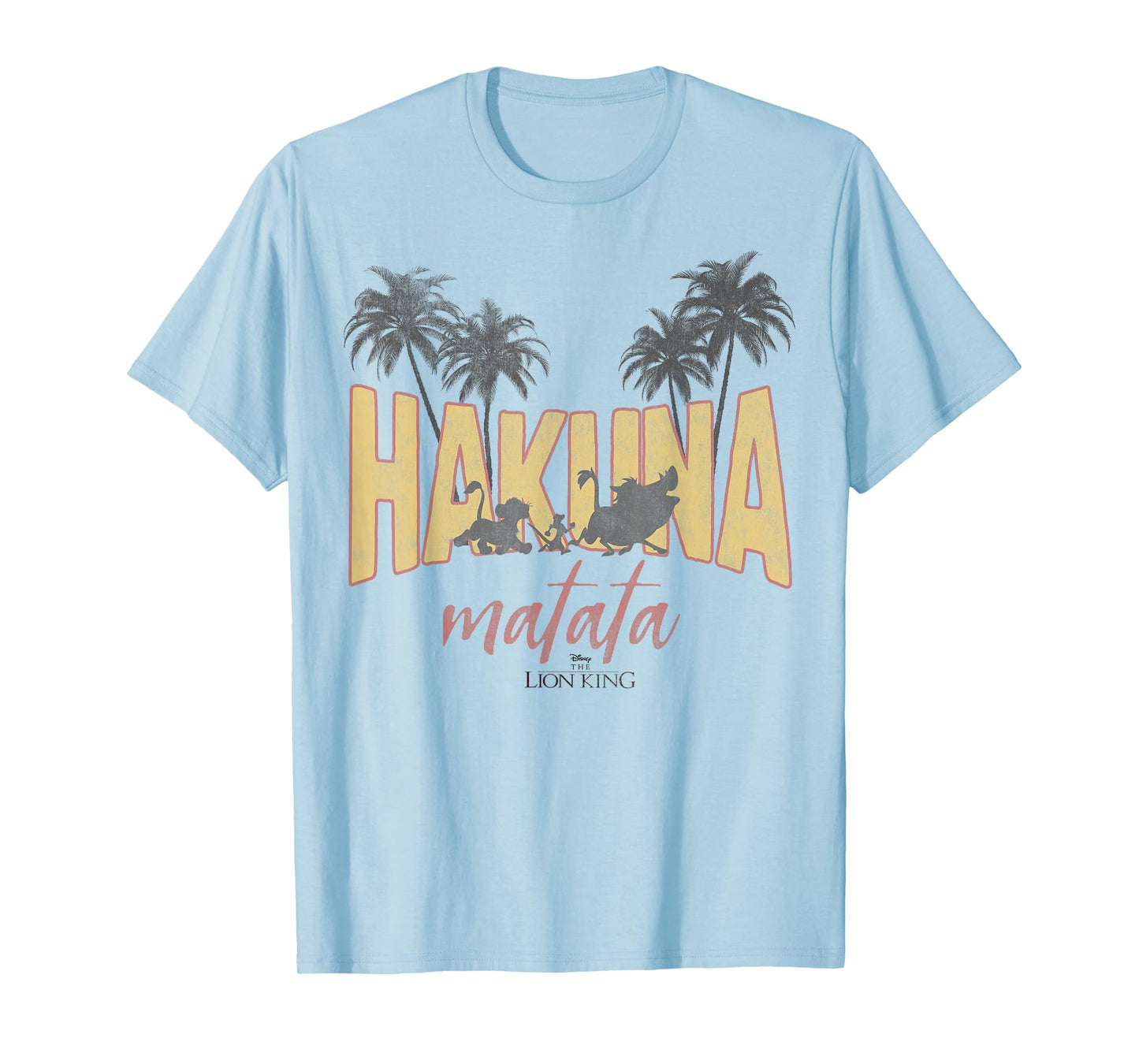 Disney Lion King Vintage Hakuna Matata Logo Graphic T-Shirt T-Shirt
