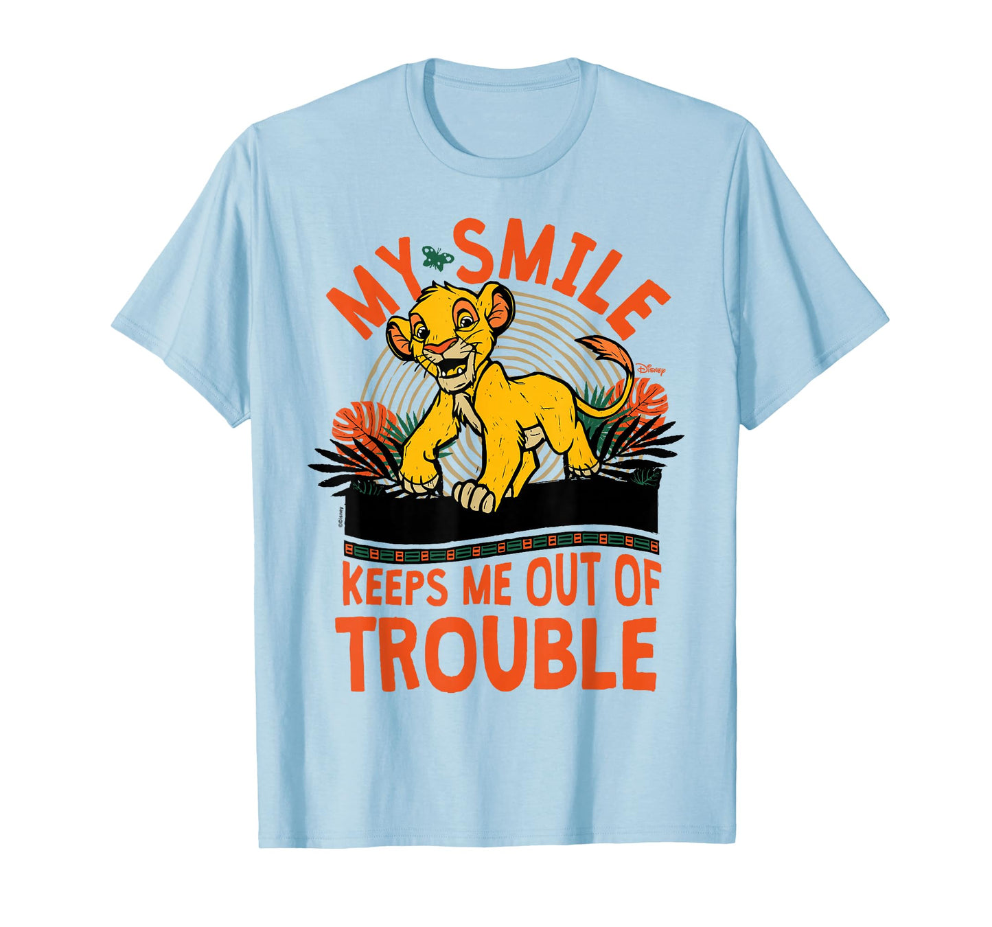 The Lion King - Simba My Smile Keeps Me Out Of Trouble T-Shirt