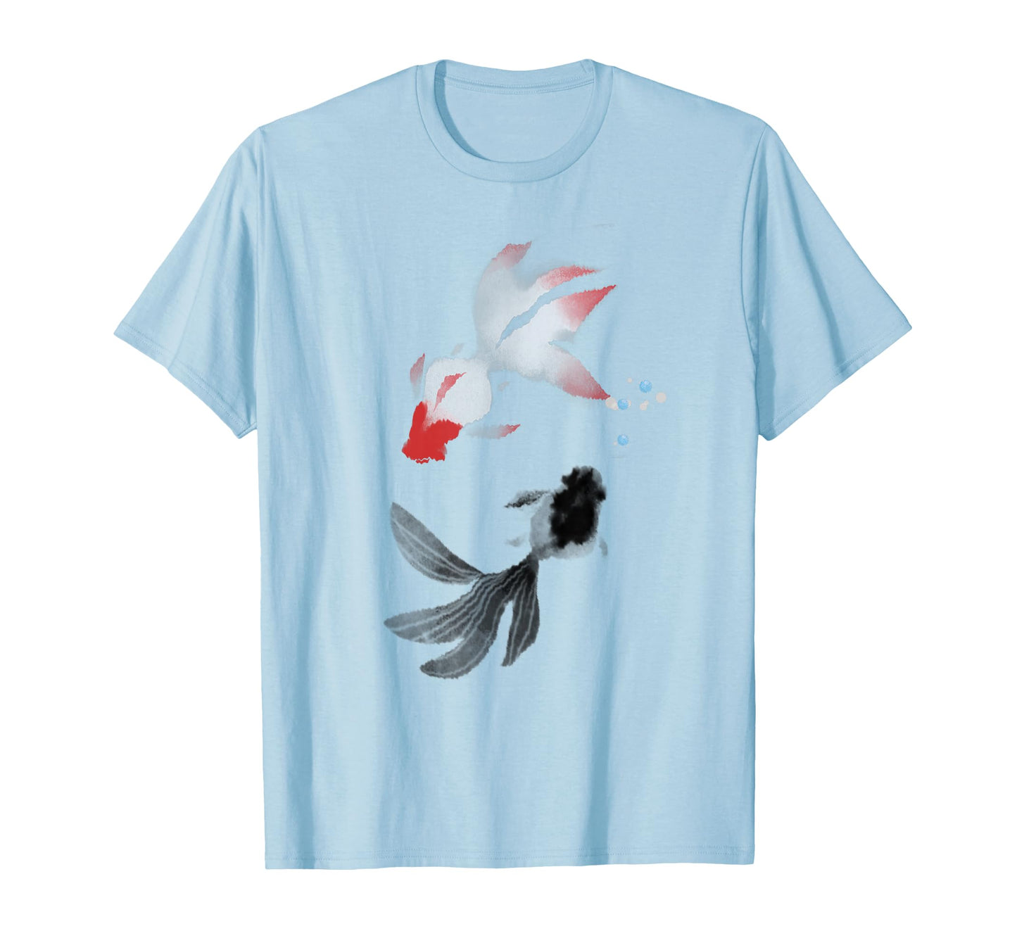 Goldfish Love Japanese Chinese Animal Boy Girl Gift T-Shirt
