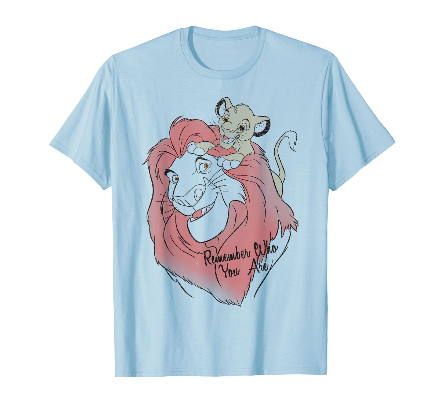 Disney Lion King Remember Who You are Mufasa & Simba T-Shirt