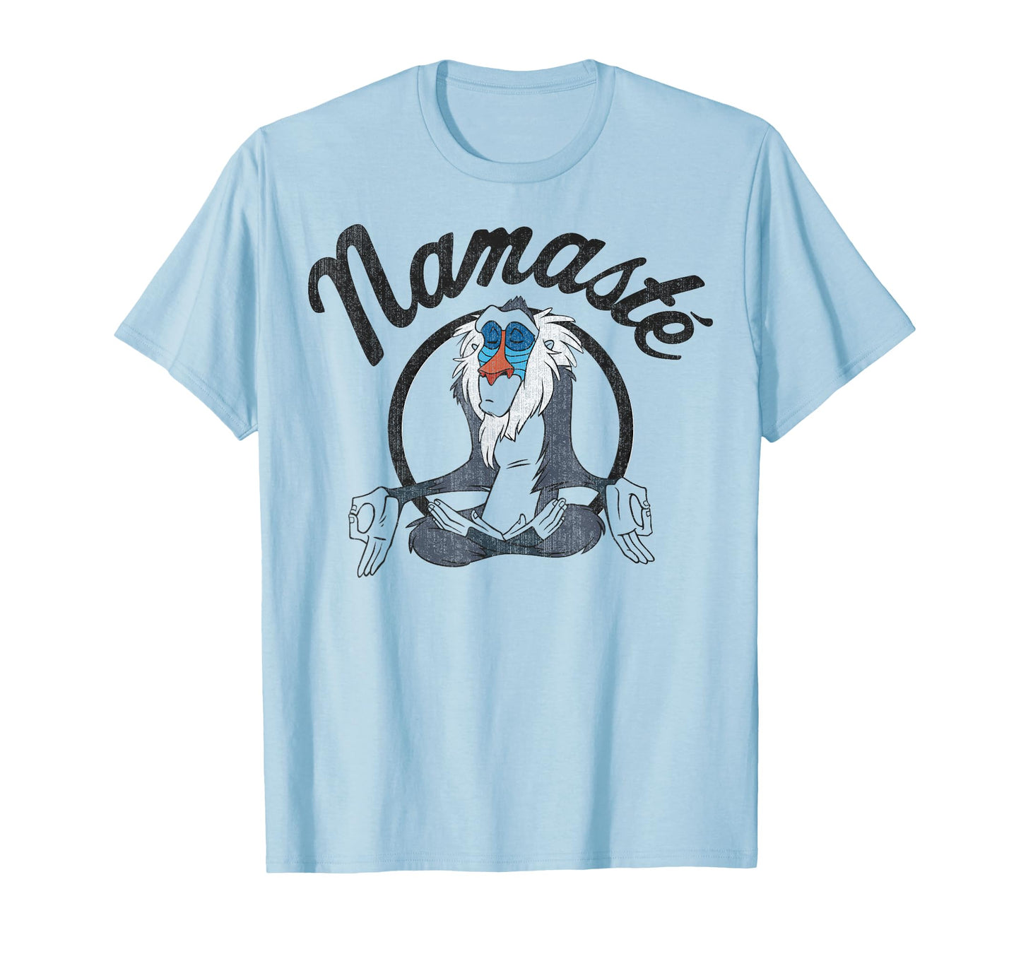 Disney Lion King Rafiki Namaste Graphic T-Shirt T-Shirt