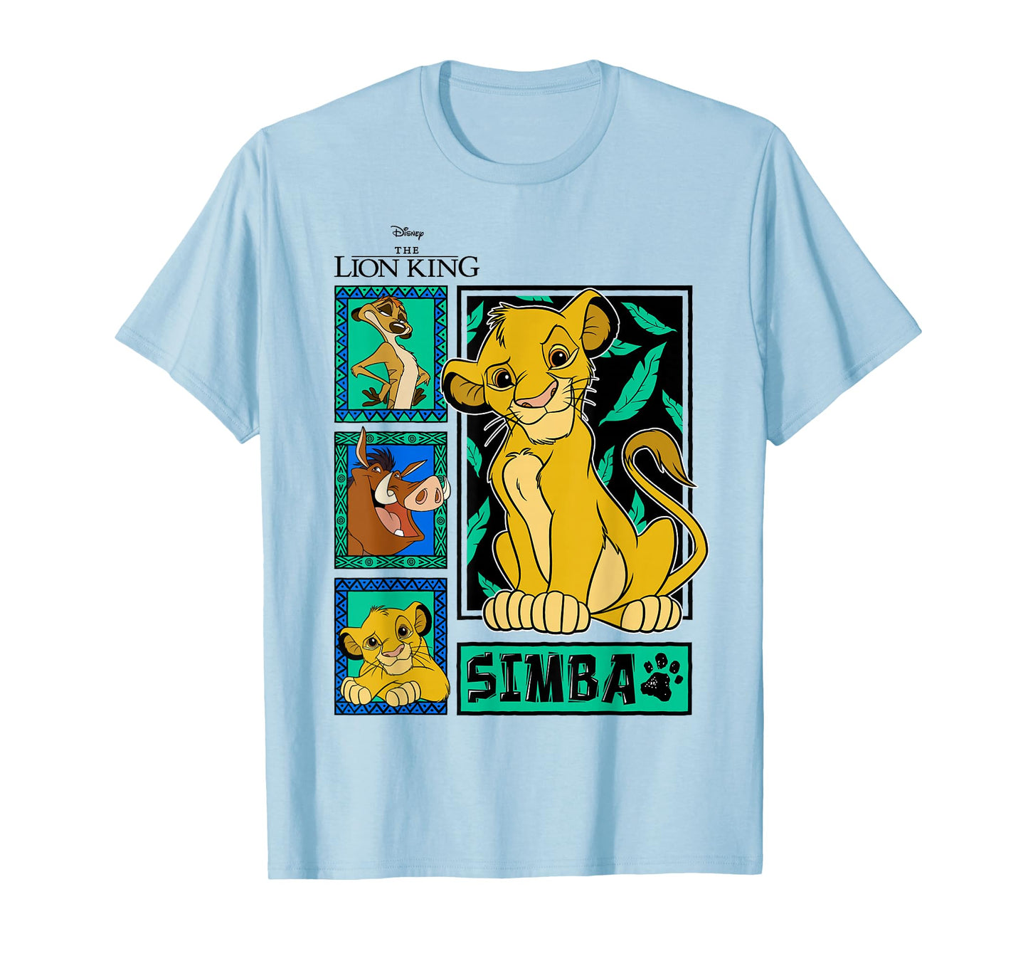Disney The Lion King Simba Jungle Panels T-Shirt