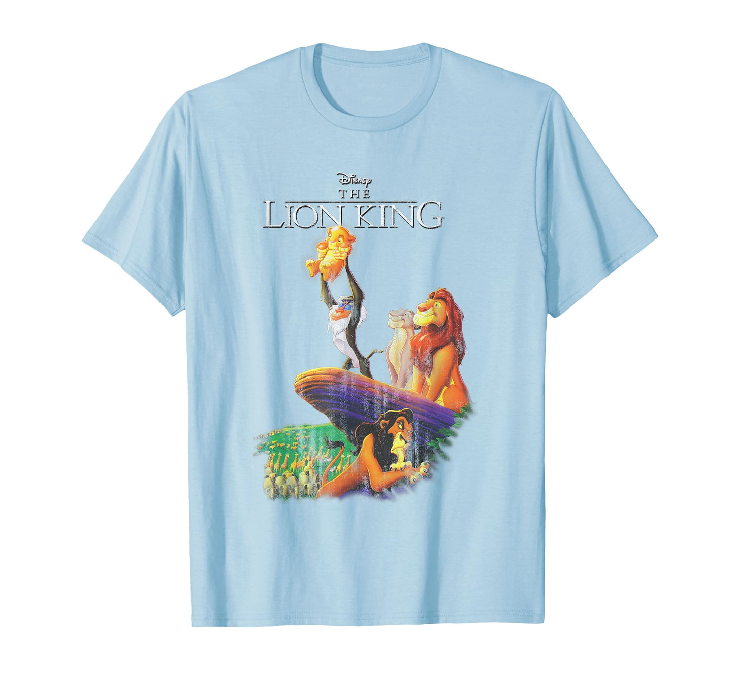 Disney The Lion King Born To Be King Epic Big Chest Portrait T-Shirt