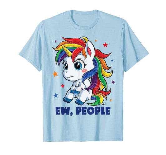 Unicorn Ew People T shirt Girls Funny Rainbow Unicorns Gift T-Shirt