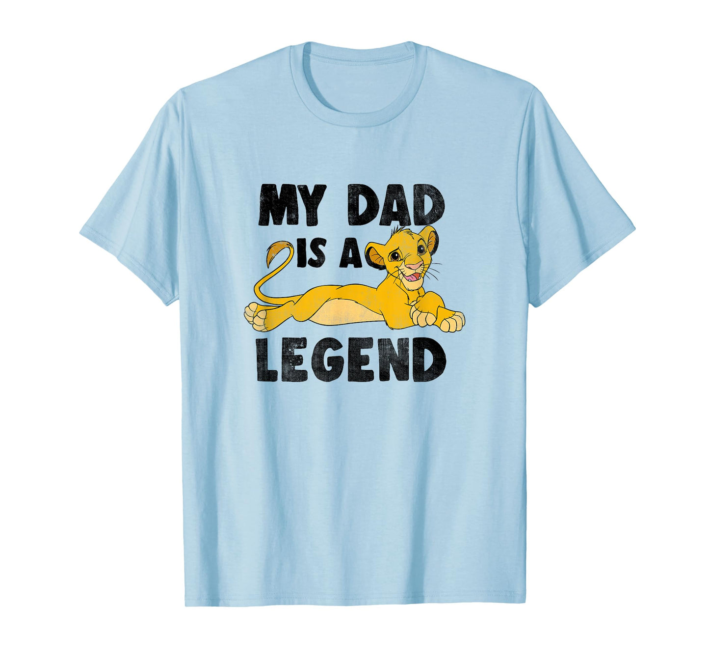 Disney The Lion King Father's Day My Dad Is A Legend Poster T-Shirt